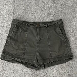 a new day Dark Green Women's Cargo Shorts